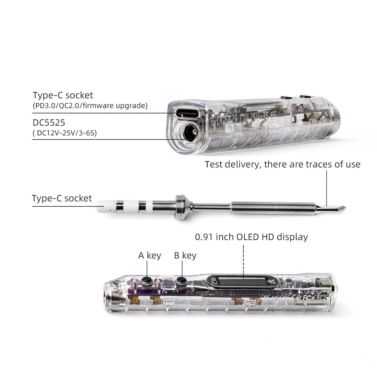 HGLRC RC2 Soldering Iron - Image 2