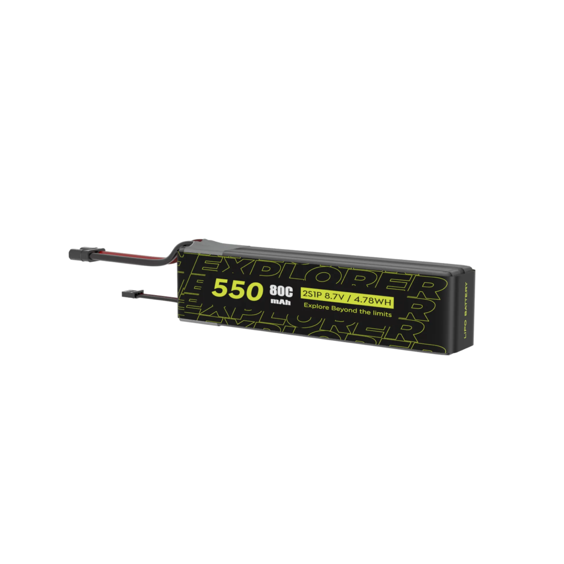 Flywoo Explorer 550mah HV 2S 80C Lipo Battery for Micro quad XT30