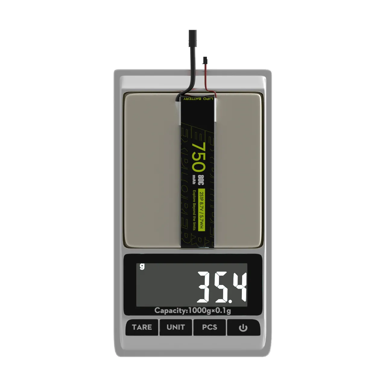 Flywoo Explorer 750mAh HV 2S 80C Lipo Battery for tiny quad XT30 - Image 2