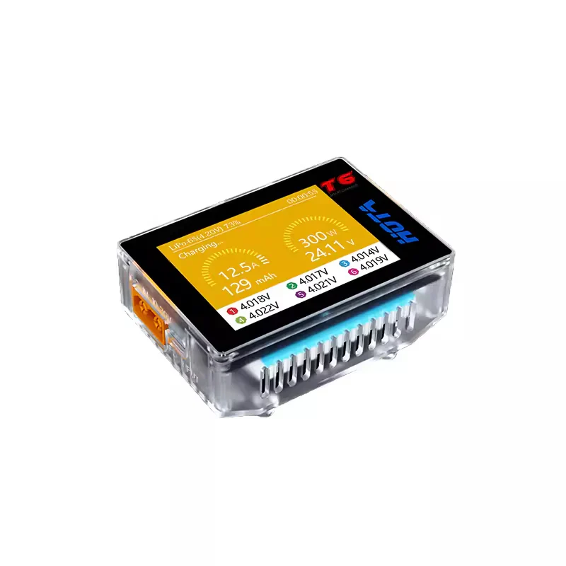 HOTA T6 DC 300W PD 90W 15A 1-6S LiPo Battery Charger - Image 5