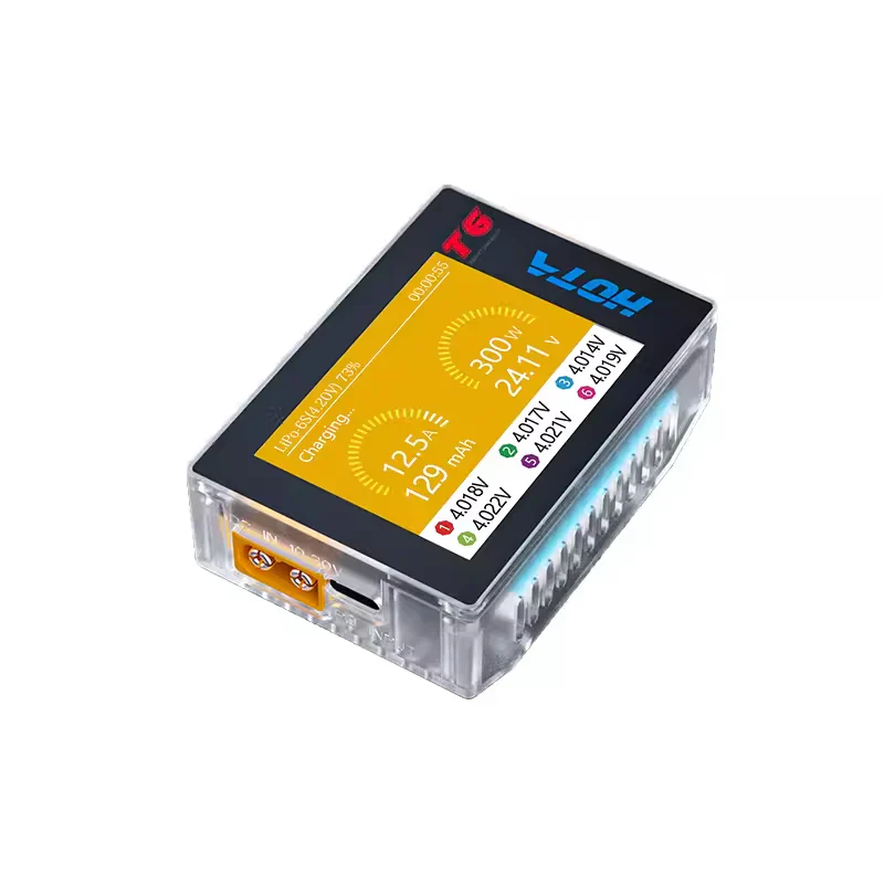 HOTA T6 DC 300W PD 90W 15A 1-6S LiPo Battery Charger - Image 4