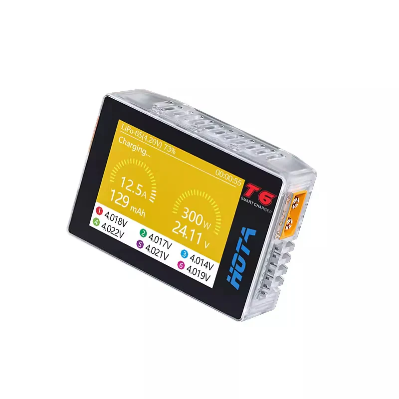 HOTA T6 DC 300W PD 90W 15A 1-6S LiPo Battery Charger - Image 2