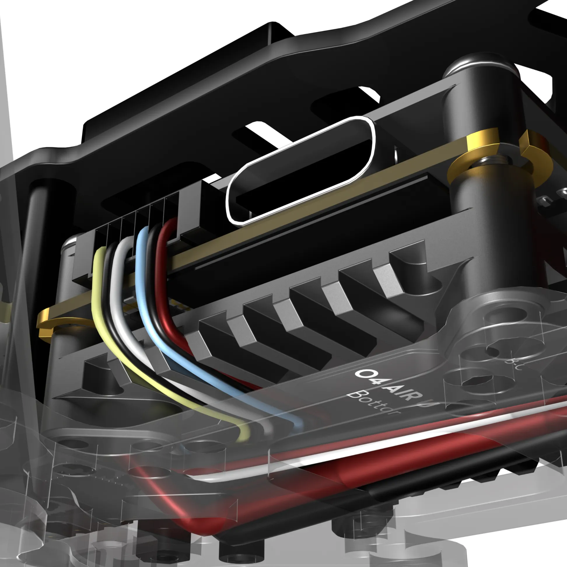 Flywoo O4 Air Unit Cooling CNC Kit combo (18mm) - Image 7