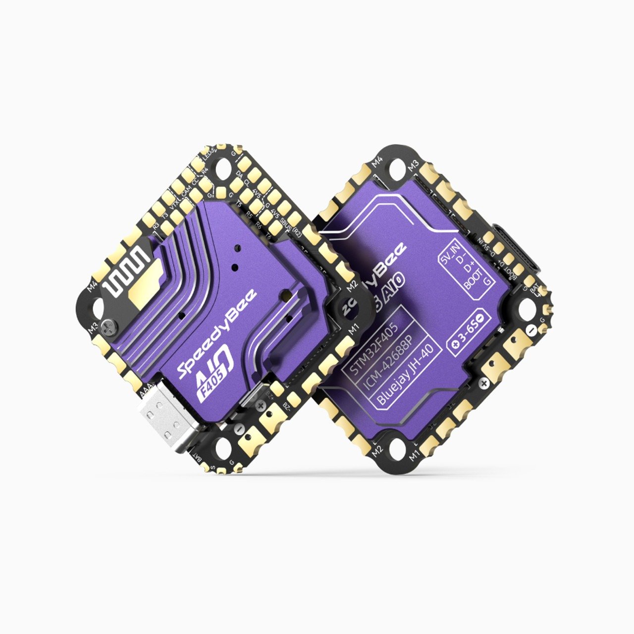 SpeedyBee F405 AIO 40A Bluejay 25.5x25.5 3-6S Flight Controller - Image 6