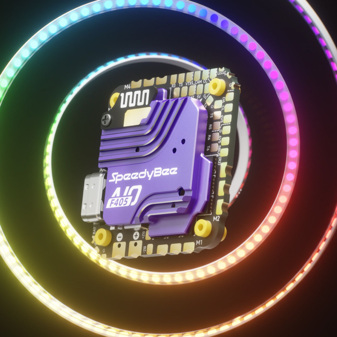 SpeedyBee F405 AIO 40A Bluejay 25.5x25.5 3-6S Flight Controller - Image 4