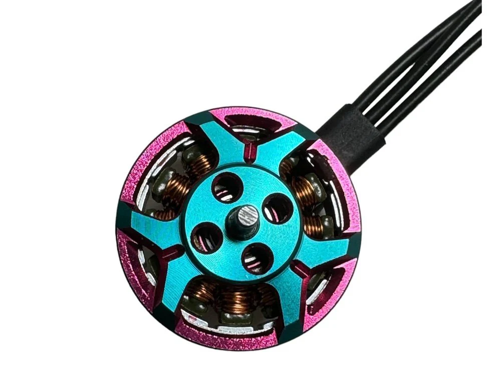 RCINPOWER GTS V3 1303 5000kv Micro Motor - Teal/Pink - Image 2