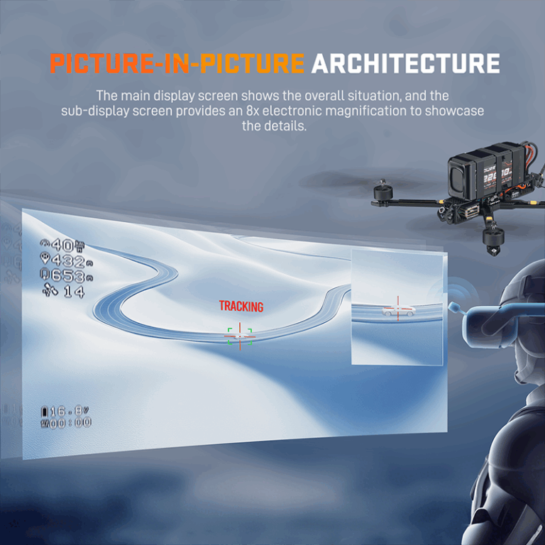 AI VisionCube S FPV Drone Tracking System 50 Targets Human/Car Detection, Trajectory Prediction & Auto Lock (450M Range) - Image 3