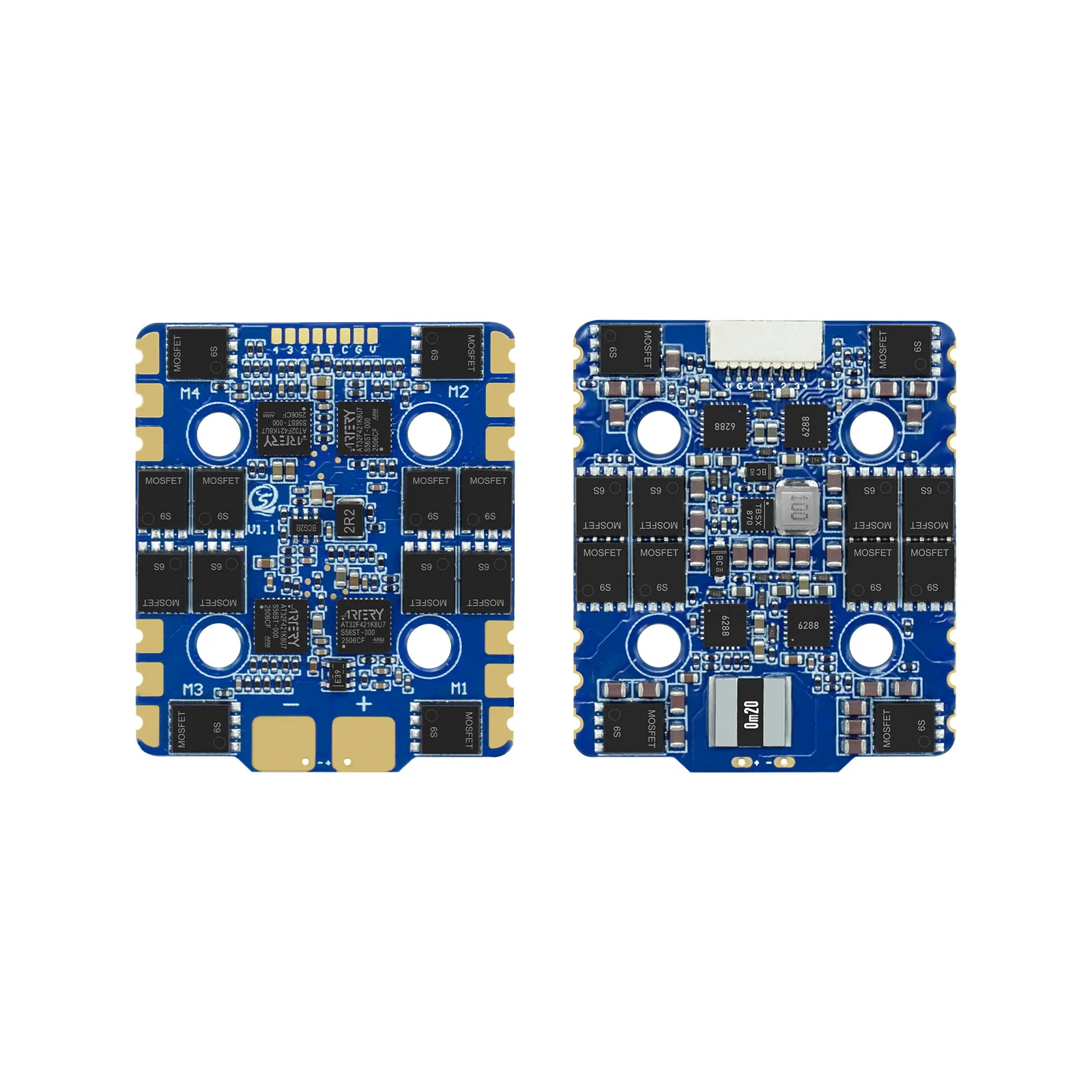 SEQURE Blueson A1 6S 65A ESC with AM32 Firmware 128KHz 4IN1 ESC for FPV Drones Racing and Freestyle - Image 4