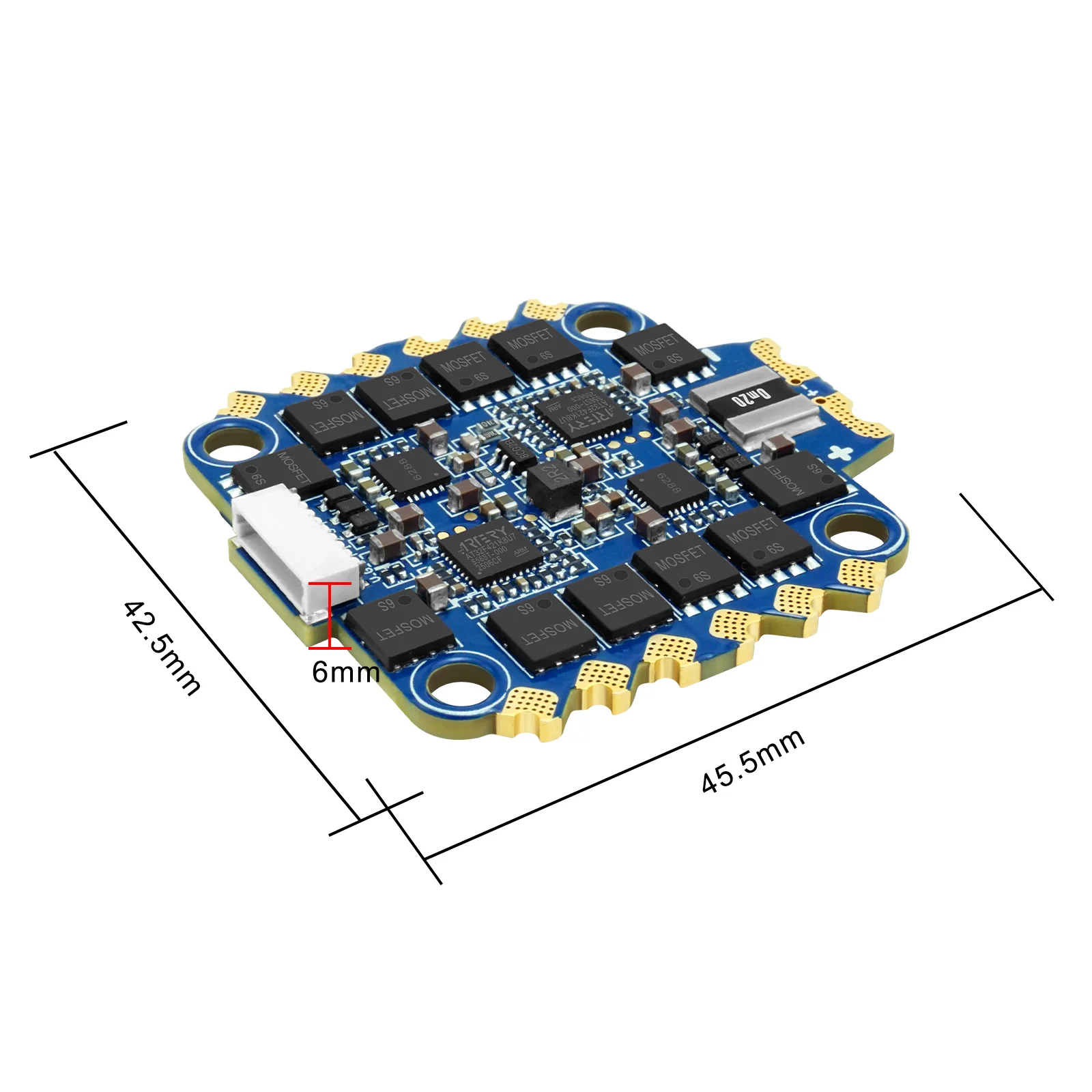 SEQURE Blueson A2 6S 8S 70A ESC with AM32 or BLHeli_32 Firmware 128KHz 4IN1 ESC for FPV Drones Racing and Freestyle - Image 8
