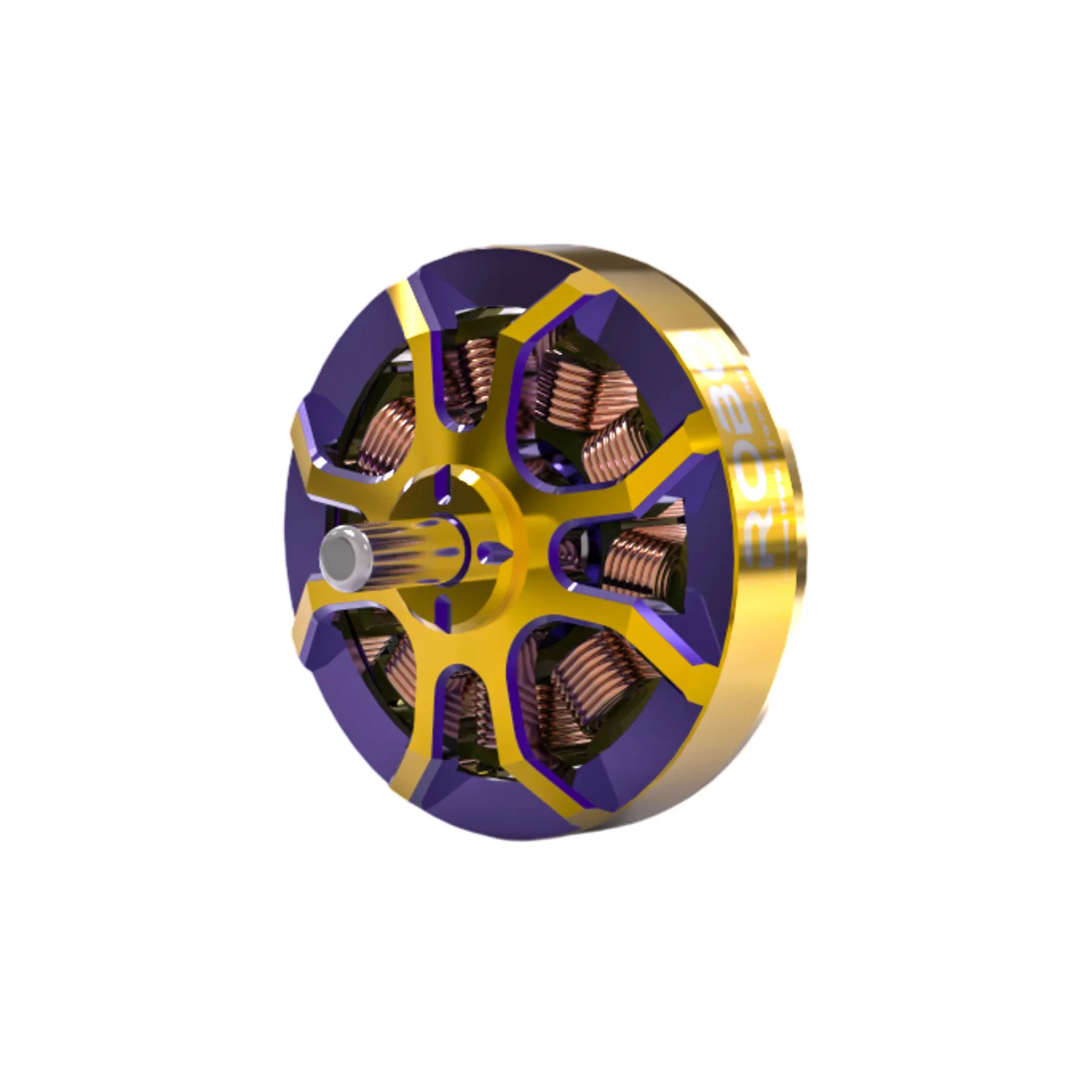 Flywoo ROBO 1002 19800KV Fpv Motor Gold/Purple (New Version) - Image 3