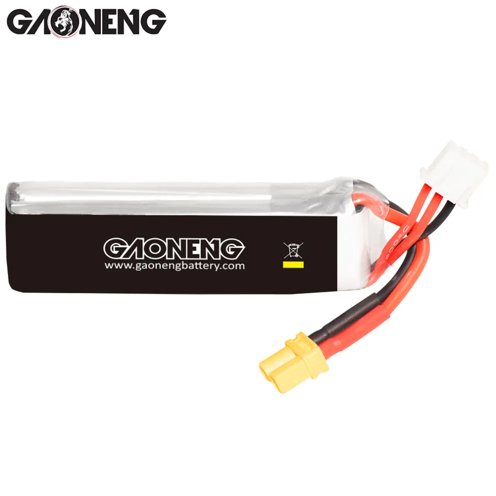 GAONENG GNB 2S 7.4V 450mAh 80C XT30 LiPo Battery Long Type - Image 2