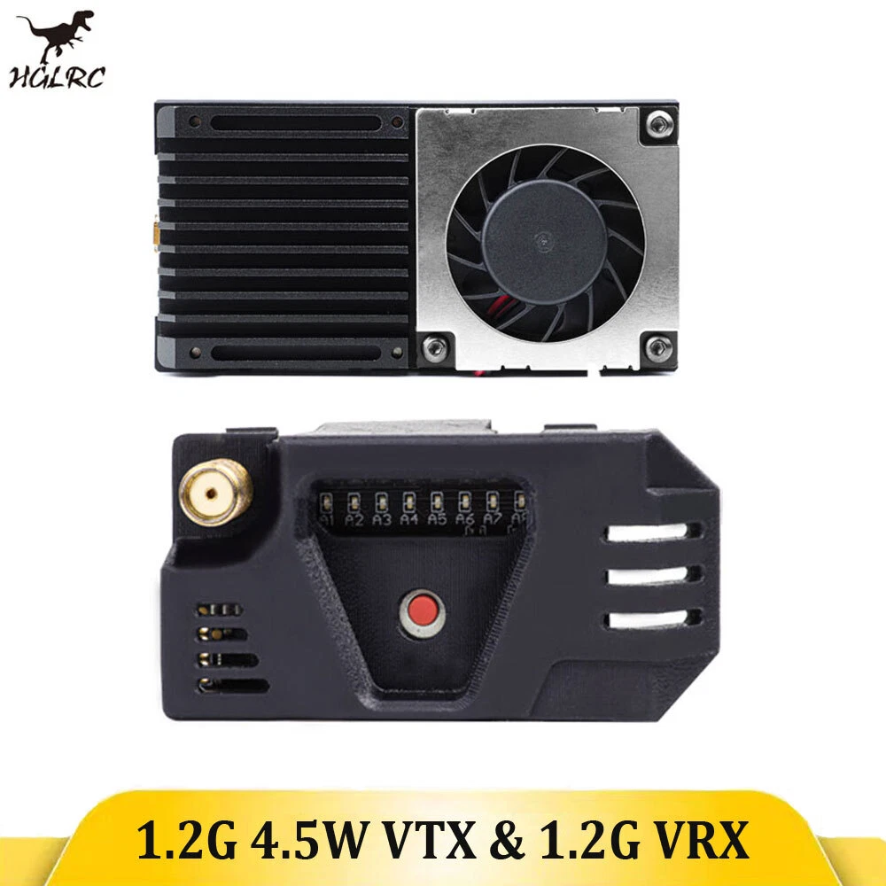 HGLRC RC ZEUS 1.2Ghz 4.5W VTX 8CH 25mW 800mW Switchable 1.2G 8Ch VRX FPV System - Image 5
