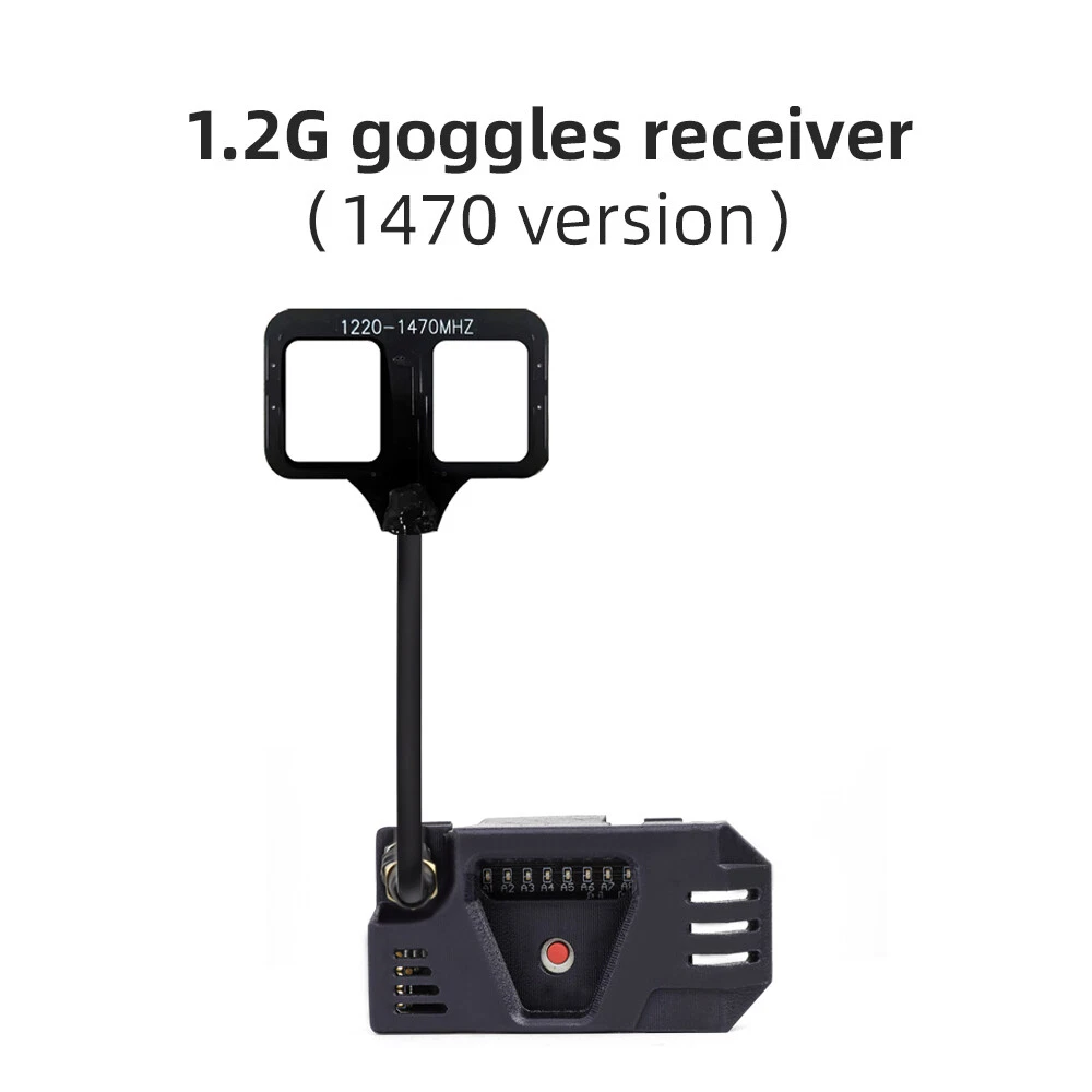 HGLRC RC ZEUS 1.2Ghz 4.5W VTX 8CH 25mW 800mW Switchable 1.2G 8Ch VRX FPV System - Image 8